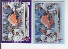 2 - 2022 Topps Update Desert Cool Off Marte Meijer Purple + Rainbow Foil US221