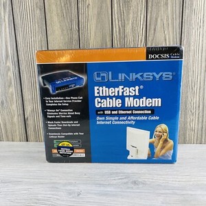 Linksys BEFCMU10 Modem de câble avec câble et USB et des connexions Ethernet SEALED