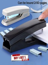 Strip Metal Stapler  Heavy Duty Desk Office 24/6 26/6 - Plus 1000 Staples Office