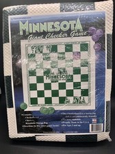 Minnesota North Star State Giant Checker Game USA Made A1