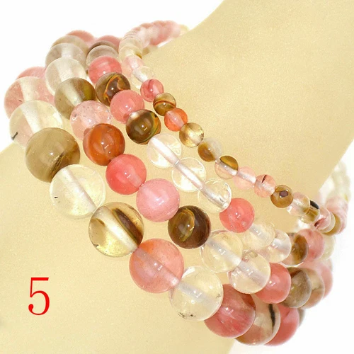 Natural 6/8/10/12mm Multicolor Gemstone Round Beads Stretch Bracelet 7.5" AAA - Picture 12 of 42