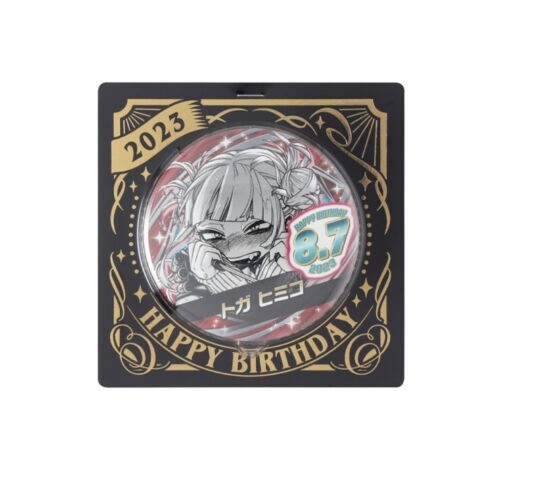 My Hero Academia Himiko Toga 2023 Birthday Acrylic Stand Badge Set