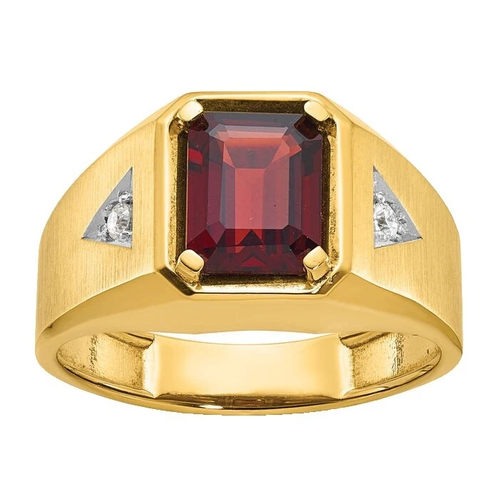 Мужские ювелирные изделия из желтого золота Garnet
