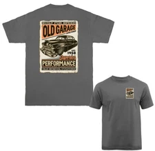 Old School Grage Hot Rod Custom Classic Vintage Car Automobile Graphic T-shirt