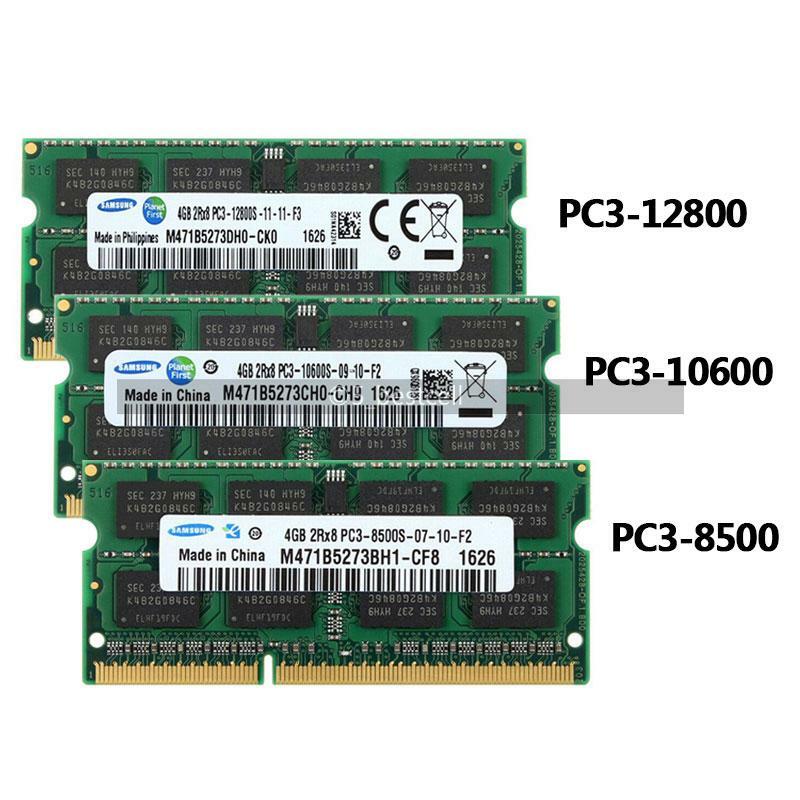 Samsung GB GB DDR3 Speicher RAM 1066 1333 1600 MHz 204pin