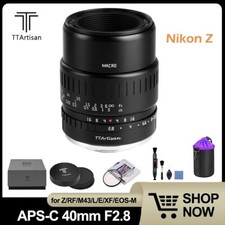 TTArtisan 40mm F2.8 APS-C Macro Lens For Nikon Z Mount Cameras Z6 Z7 Z50 Z5 Z6II