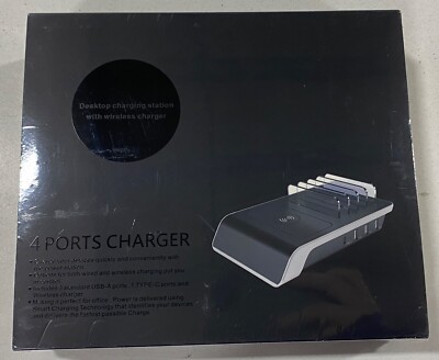 Momax LBT Multiple Desk Charging Station - 4 Ports