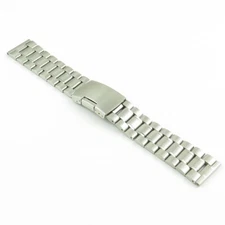StrapsCo Stainless Steel Metal Oyster Watch Band Strap Bracelet
