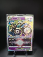 Pokemon Unown Vstar 66/195 Silver Tempest Full Art NM 