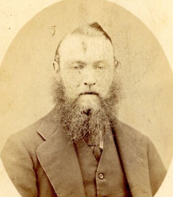 CDV Carte De Visite A Findlow Smith St Warwick antique gentleman #14 photograph