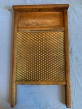 Rare Vintage Federal Brand Tin and Wooden Washboard