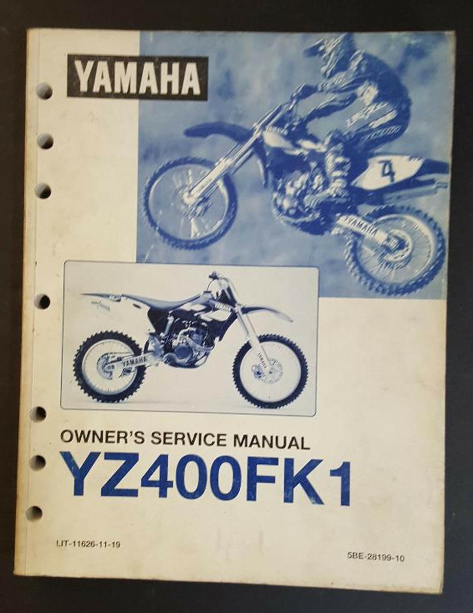 囧ページ OEM Yamaha LIT-11626-11-19 YZ400FK1 DEALER/FACTORY/Owner's Service