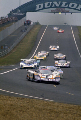 Jan Lammers Johnny Dumfries Andy Wallace Jaguar XJR-9 LM 1988 Old Photo 2