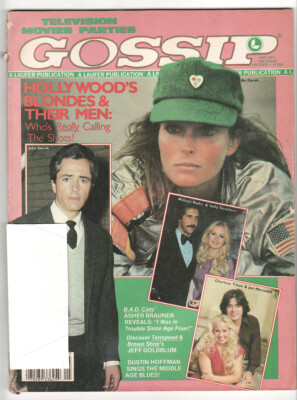 MAG: Rona Barrett's Gossip-5/1980-Jeff Goldblum-Dustin Hoffman-Bo Derek