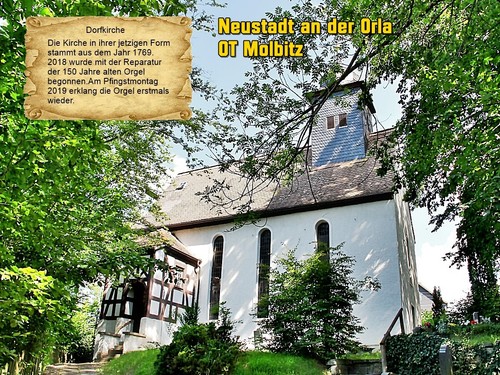 Neustadt an der Orla OT Molbitz Dorfkirche Thüringen 329 eBay