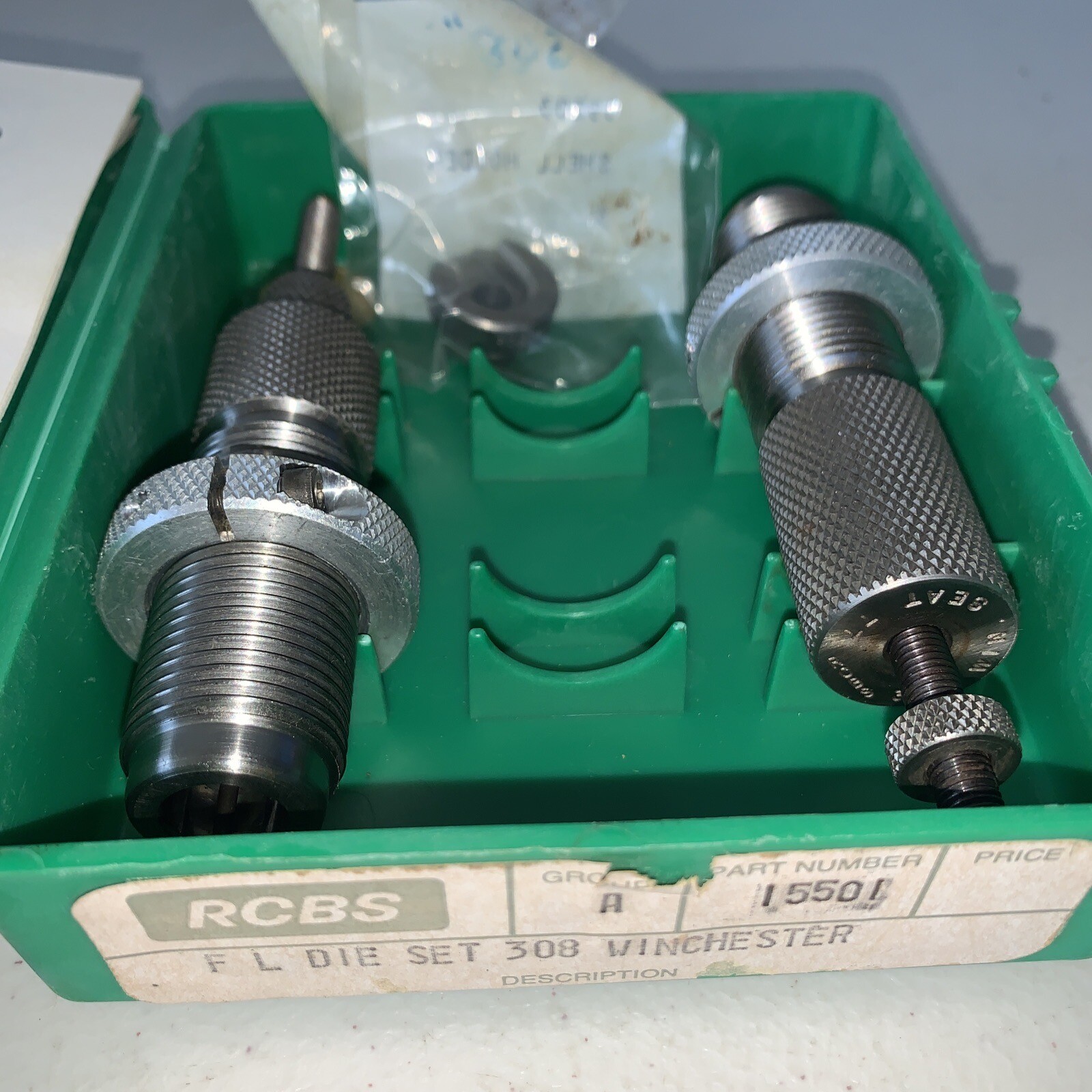 RCBS 15501 Full-Length Die Set Group A .308 Win Used With Shell Holder ...