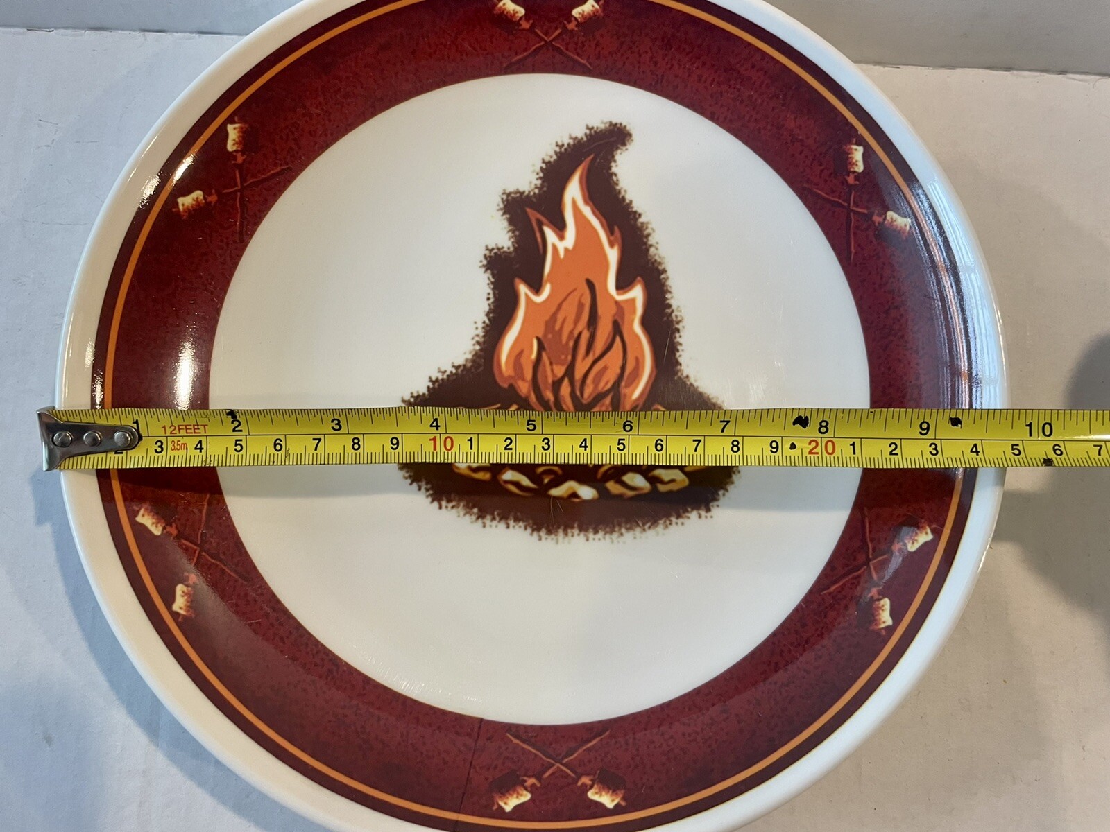 Collectible Wilcor Campfire Plates 10” Melamine For Camping EUC for