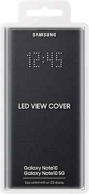 BNWB Genuine Samsung Galaxy Note 10 Led View Cover EF-NN970PBEGWW EF-NN970 Black