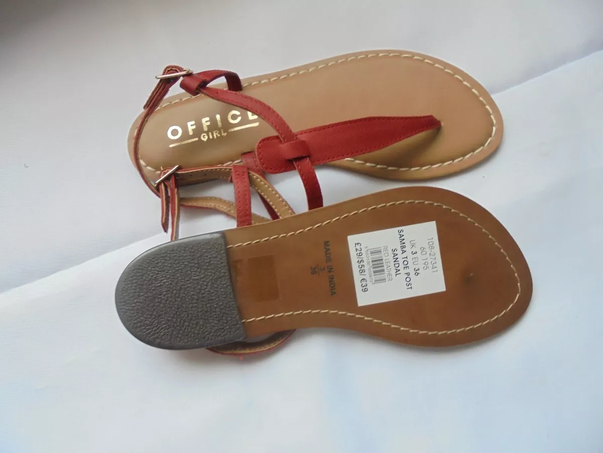 Office red hotsell sandals