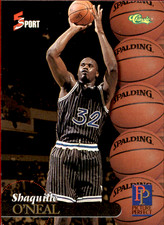 SHAQUILLE O'NEAL 1995 Classic 5 Sport Base #199 Orlando Magic Basketball Card