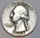 1952-D Washington Quarter - Fine - #1250EA