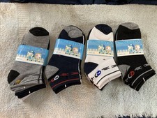 Boys Socks, Size 4-6, 12 Pairs
