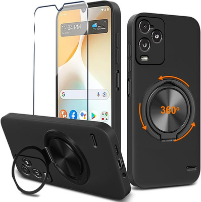 Case for BLU View 5 PRO B170D Phone Case with Glass Screen Protector, 360° Rotat