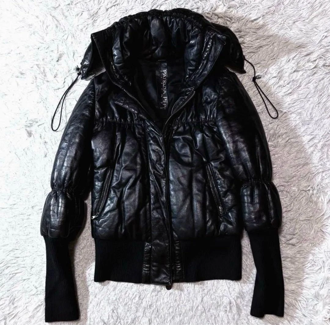 Patrizia Pepe Coats, Jackets & Vests Leather Outer Shell for Women