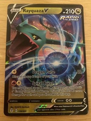 Rayquaza V 100/159 Crown Zenith Holo