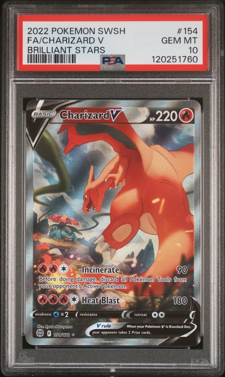 2022 POKEMON SWORD & SHIELD BRILLIANT STARS #154 FULL ART