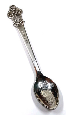 Vintage Rolex Bucherer Geneva Swiss Souvenir Spoon Watch Collector Advertising