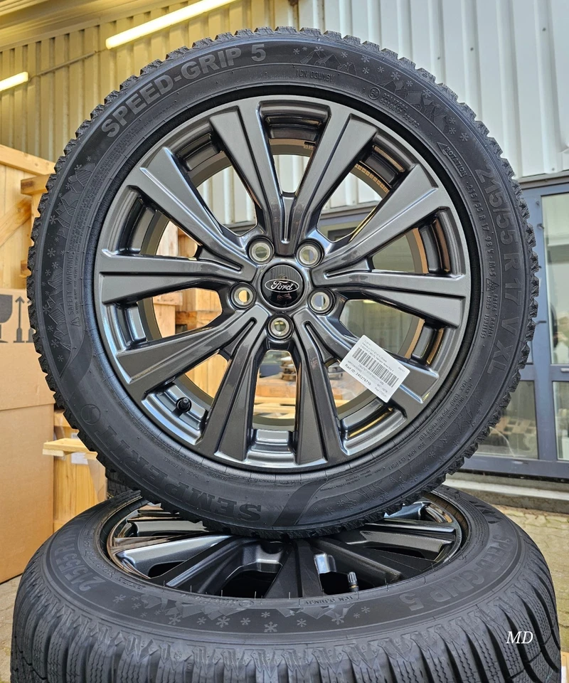 Ford Puma Original Satz Winterräder Alu NEU 215/55R17 98V Semperit 2538181 - Bild 2 von 4
