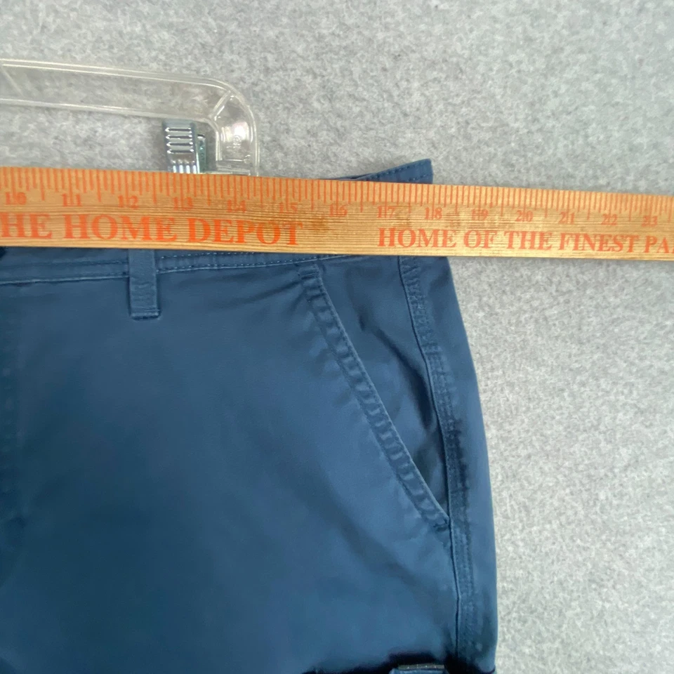 Pantalones Cortos Carga Impermeable Para Hombre 36 Bolsillos Azules Senderismo Camping Aire Libre Foto 4 de 4