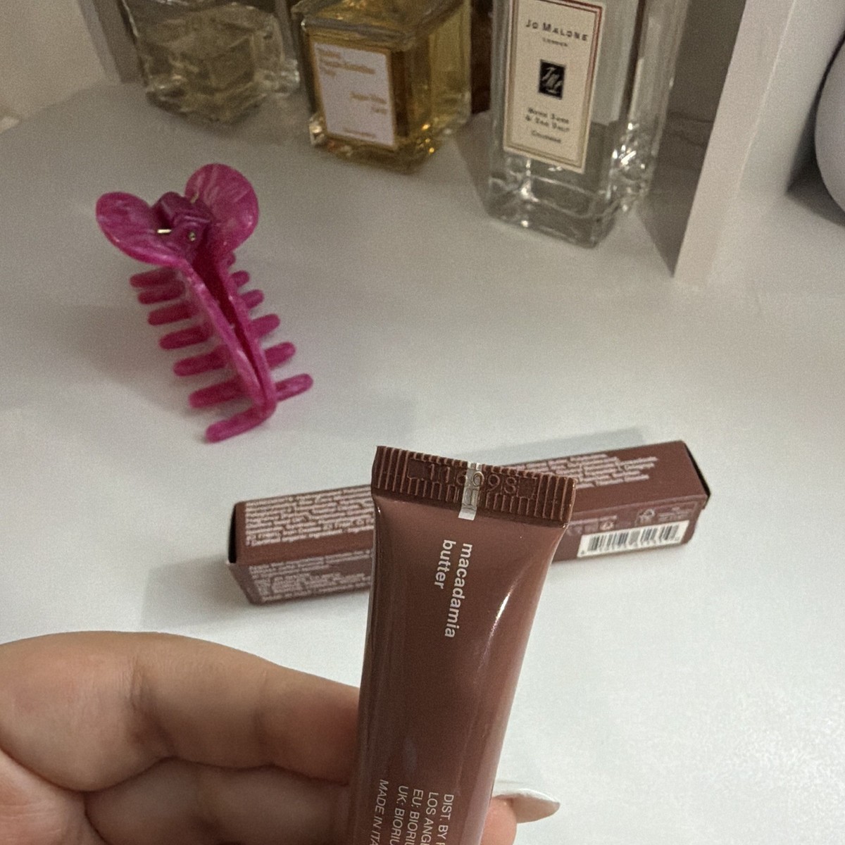 rhode Peptide Lip Tint Balm with Peptides, Macadamia Butter Brown