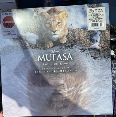 Mufasa: The Lion King   Original Soundtrack Exclusive Clear Vinyl with Poster