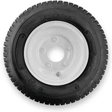 RUBBERMASTER - STEEL MASTER 598971 Rubbermaster 16x6.50-8 4 Ply Turf Tire and 5