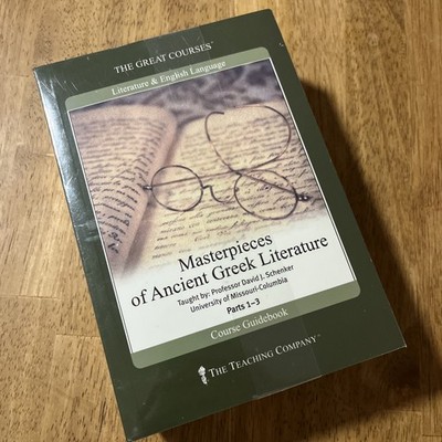NEW The Great Courses Masterpieces of Ancient Greek Literature 1 2 3 CDs + Books