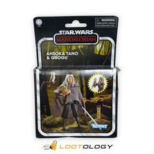 Star Wars 3.75 Vintage Collection AHSOKA TANO & GROGU DAMAGED BOX