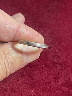 Très Belle Fine Bague En Argent Massif Taille 64