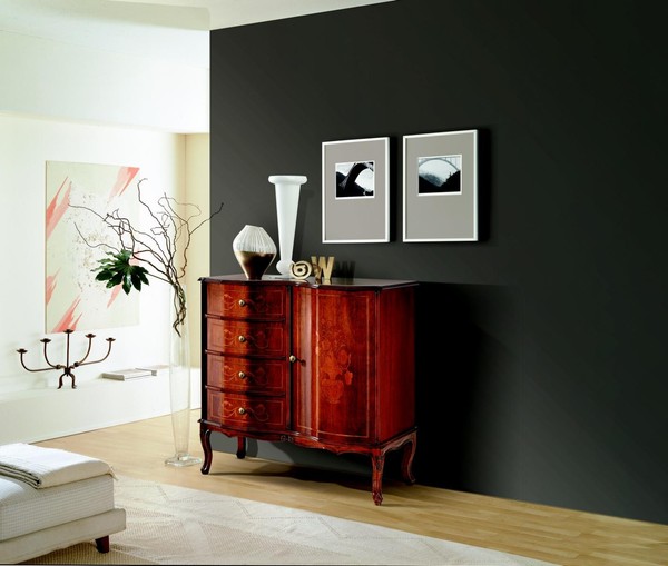 Luxus Italienische Holz MöBel Kommode Anrichte Barock Stil Sideboard Echtholz-image