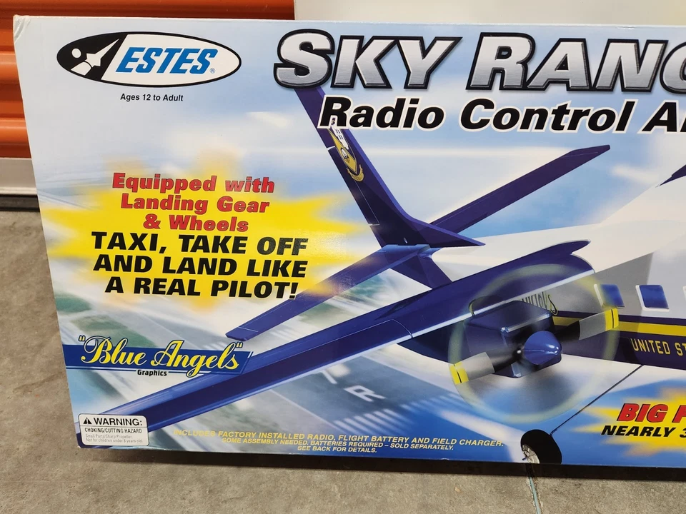 Estes Cox Sky Rangers R/C Airplane Blue Angels Marines #4148-1 NIB!! - Image 4 of 4