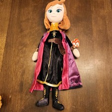 Ty Beanie Babies Collection Sparkle Disney Frozen II Anna Princess Plush Doll