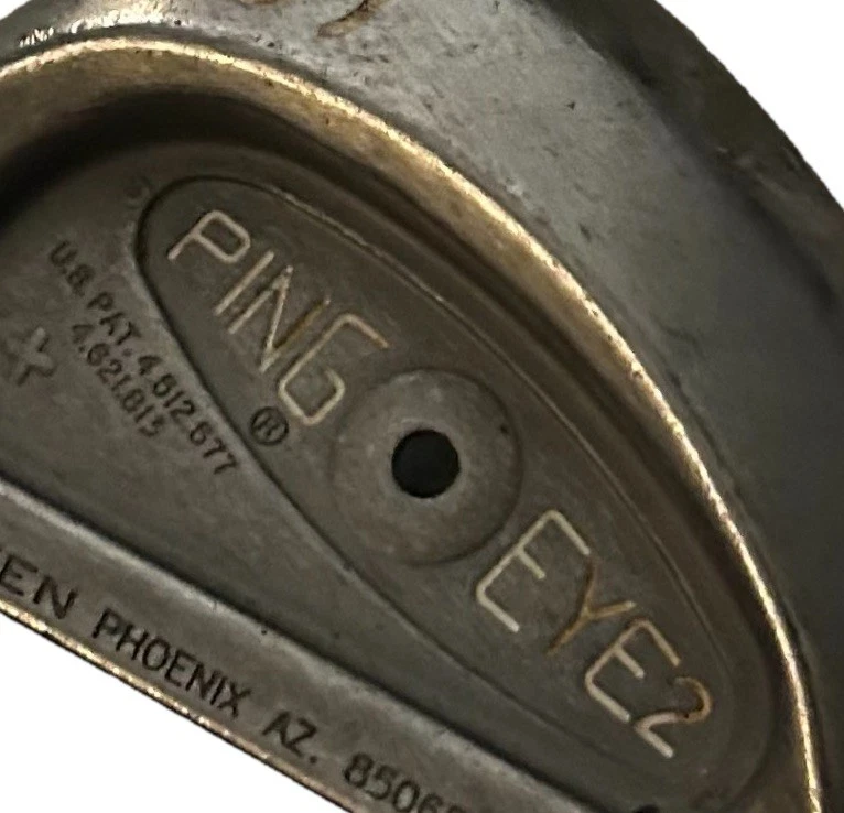 Ping Karsten Eye 2 Right Handed Stiff Shaft Black Dot Sand Wedge Made In USA - Image 2 of 4