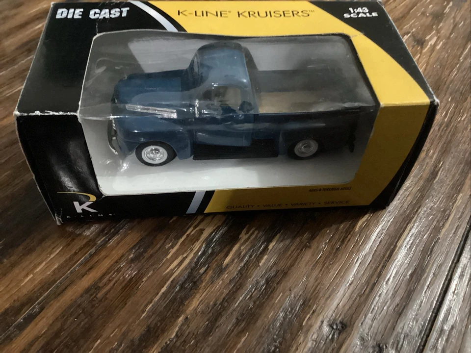 K Line Diecast k-94212, 1948 Ford F-1 Pickup 1:43 Scale, New In Package Bad Box - Image 2 of 4