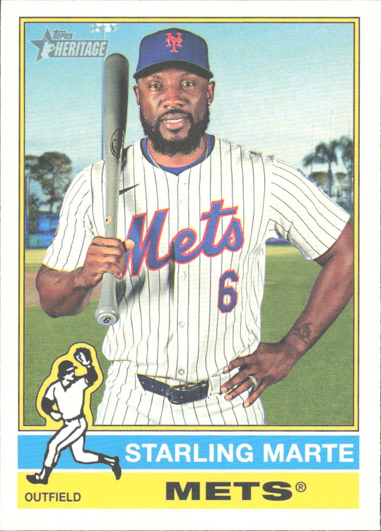 Starling Marte 2025 Topps Heritage #417