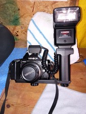 Minolta Dynax 7000 35mm Autofocus Film SLR with 35-70 Macro Lens+Dedicated Flash