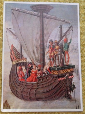 Künstlerkarte Ercole di Roberti - Das Agronautenschiff  ( 25-25)