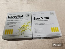 LOT OF 2 SeroVital Reverse the Signs of Aging Dietary Supplement 84ct EXP2027+