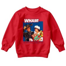 Last Christmas Wham Christmas Sweatshirt Funny Ugly Kids Holiday Jumper #MC24