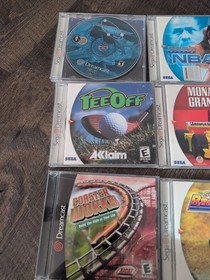 Sega Dreamcast Console System  White (HKT-3020) w/ 2 CONTROLLER & 9 GAMES BUNDLE